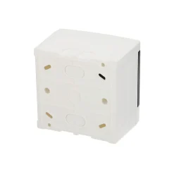 Tableau électrique apparent 4 modules blanc fumé IP44 avec rail DIN 777838^Edo Discount