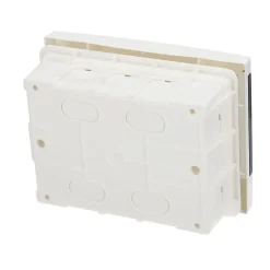 Tableau électrique encastré 8 modules blanc fumé IP44 avec rail DIN 777841-Edo Online