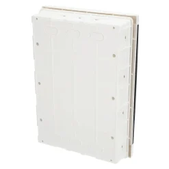 Tableau électrique encastré 36 modules 3x12 blanc fumé IP44 avec rail DIN 777849^Edo New