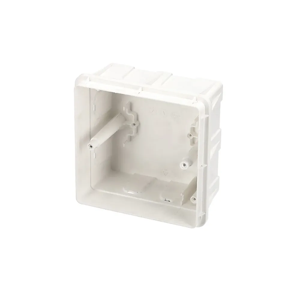 Tableau électrique encastré 4 modules blanc fumé IP44 avec rail DIN 777837-Edo Discount