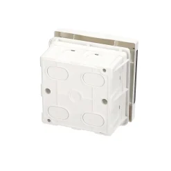 Tableau électrique encastré 4 modules blanc fumé IP44 avec rail DIN 777837-Edo Discount