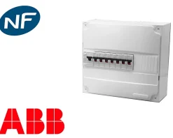 Tableau électrique pré équipé saillie 1 rangée à vis^ABB