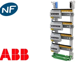 Tableau électrique pré équipé saillie 4 rangées à vis-ABB Outlet