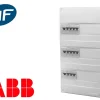 Tableau électrique pré équipé saillie 3 rangées à vis-ABB Hot