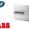 Tableau électrique precable (7 disjoncteurs + 1 ID)-ABB Clearance