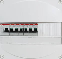 Tableau électrique pré-équipé et pré-câblé 1 rangée-ABB Discount