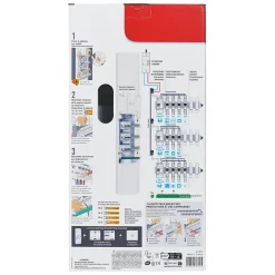 Tableau électrique pré-équipé et pré-câblé 3 rangées - 39 modules (14 inclus)-Legrand Discount