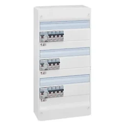 Tableau électrique pré-équipé et pré-câblé 3 rangées - 39 modules (14 inclus)-Legrand Discount