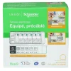 Tableau électrique pré-équipé et pré-câblé 1 rangée - 13 modules (6 inclus) Resi9 XP-Schneider Electric