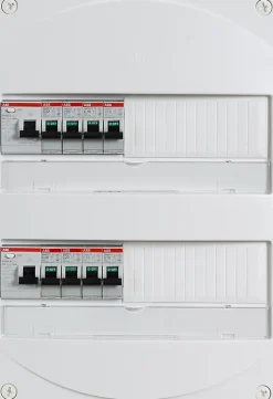 Tableau électrique pré-équipé et pré-câblé 2 rangées-ABB Discount