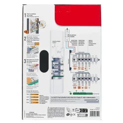 Tableau électrique pré-équipé et pré-câblé 2 rangées - 26 modules (10 inclus)-Legrand New