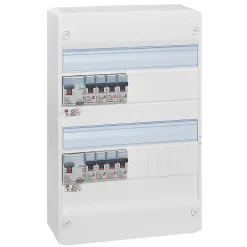 Tableau électrique pré-équipé et pré-câblé 2 rangées - 26 modules (10 inclus)-Legrand New
