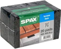 Tampon protecteur pour terrasse Spax H.8mm x P.20mm-Spax France