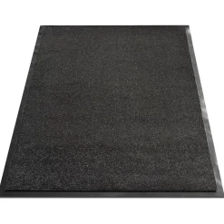 Tapis de Porte Paillasson d'entrée Monochrom Noir 200 x 200 cm^Floordirekt New