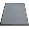 Tapis de Porte Paillasson d'entrée Monochrom Gris argent 40 x 60 cm^Floordirekt Best