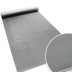 Tapis en caoutchouc Miniripp Gris 120 x 200 cm --Floordirekt Best