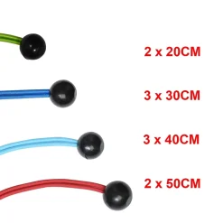 Tendeur à boule 20 / 30 / 40 et 50 cm, 10 pièces^Master Lock Sale