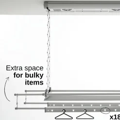 Étendoir électrique plafond alu 160x57x30cm Air 150^Foxydry Sale