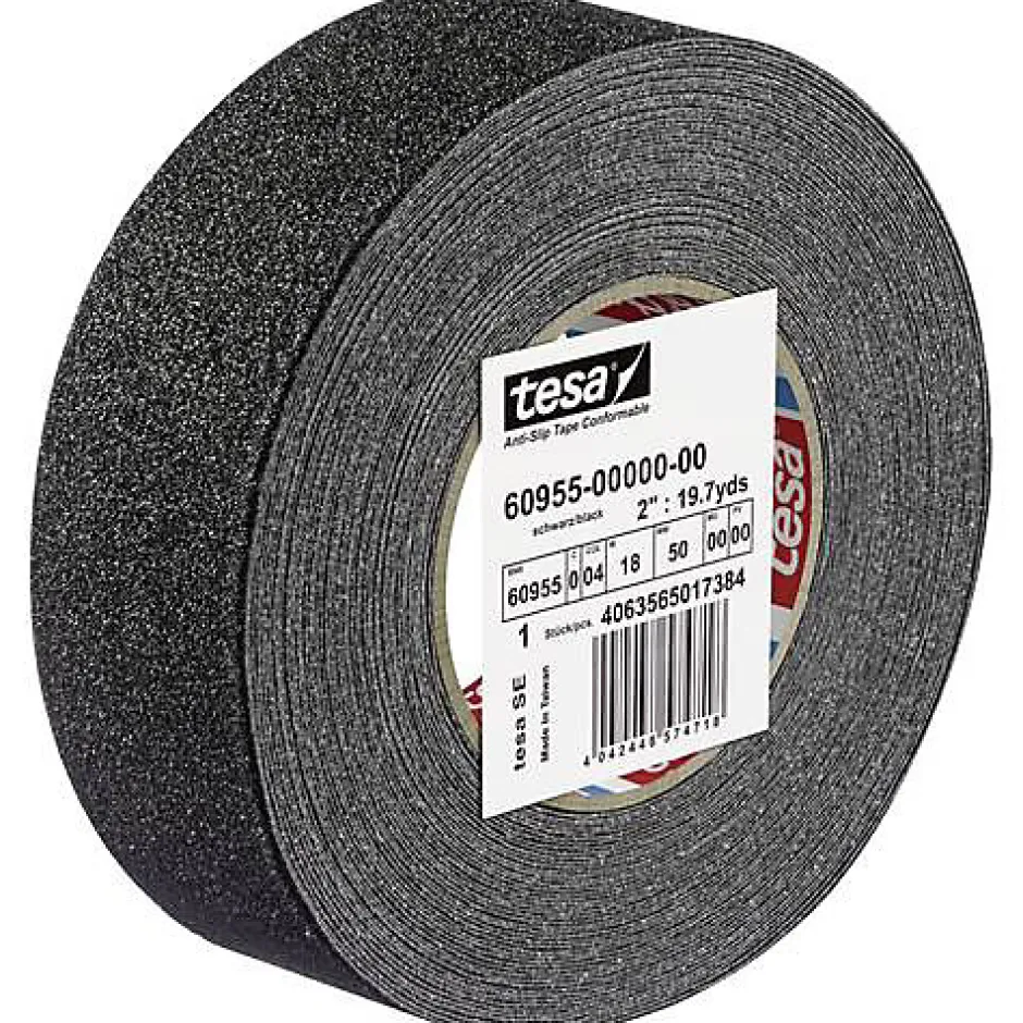 Comfortable Bande antidérapante R13 18 m x 50 mm noir/jaune^Tesa Discount