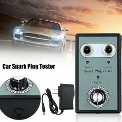 Testeur de bougies d'allumage avec deux trous, outil de diagnostic, 5,7 x 3,35 x 1,6 pouces^Deko