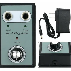Testeur de bougies d'allumage avec deux trous, outil de diagnostic, 5,7 x 3,35 x 1,6 pouces^Deko