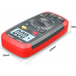 Testeur de condensateur, multimètre numérique de capacité avec rétroéclairage LCD et boîtier de sécurité avec affichage-Deko Online