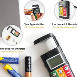 Testeur de pile Universel Easy reading^Fishtec New