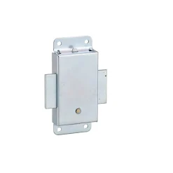 - Serrure de meuble en applique pour porte d'ameublement, axe 15mm, 30x50mm, zingué, 1 clé --Thirard Sale