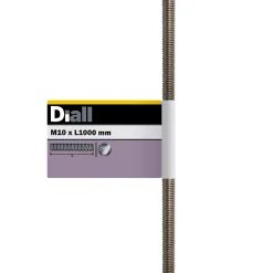 Tige filetée en acier inoxydable A2 diamètre 10 mm x 1 m-Diall Sale
