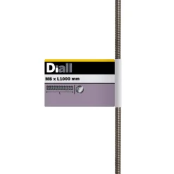 Tige filetée en acier inoxydable A2 diamètre 8 mm x 1 m^Diall Hot