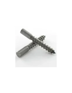 Tirefond Sans tête 6X35 Filetée sur 19 Acier brut - 30 pièces^Vis Express Clearance