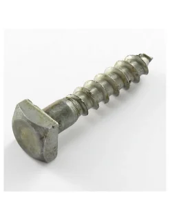 Tirefond 7X35 Tête Carrée 11X11X5 Acier brut - 10 pièces-Vis Express New