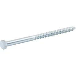 Tirefonds zingués 12x200 mm - 5 pièces^Diall Hot