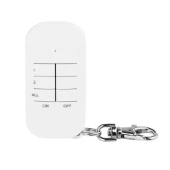 Télécommande 2 canaux Smartwares blanc- Outlet