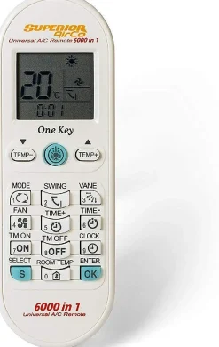 Télécommande Airco 6000 in 1-Superior Hot