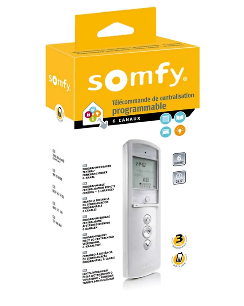 Télécommande Telis 6 Chronis RTS Pure 2401101^Somfy Clearance