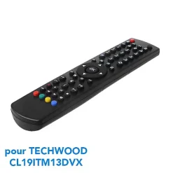 Télécommande TV de remplacement pour TECHWOOD CL19ITM13DVX-Vestel New