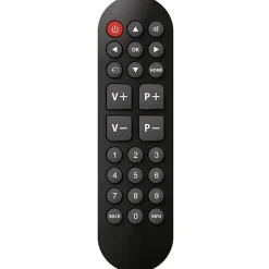 Télécommande universelle Fidelio Easy 5 noire 25 boutons sans programmation-Cgv Clearance