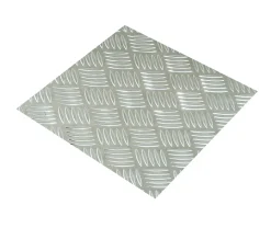 Tôle aluminium brut damier 100 x 50 cm- Clearance