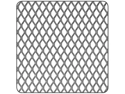 Tôle métal déployé acier brut Mailles 6 x 3,3 mm, 50 x 25 cm-CQFD Discount