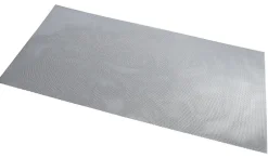 Tôle métal déployé acier brut Mailles 6 mm, 100 x 50 cm^