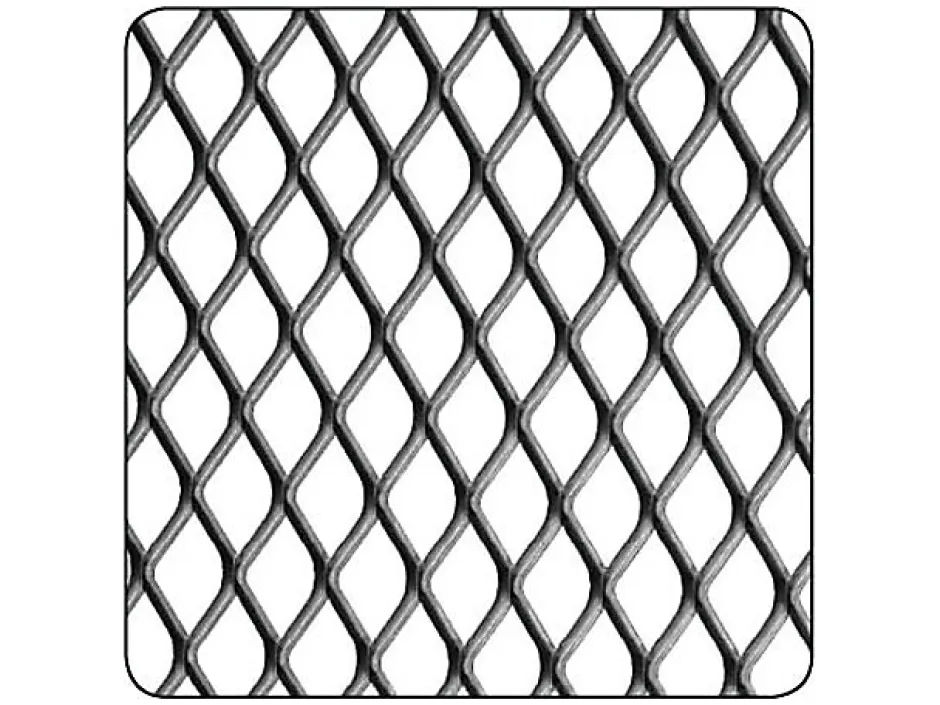 Tôle métal déployé acier brut Mailles 10 x 5,5 mm, 50 x 25 cm-CQFD Clearance