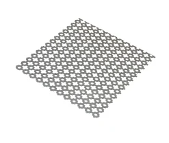 Tôle perforée trèfle acier brut Ep. 1 mm, 100 x 50 cm- Best