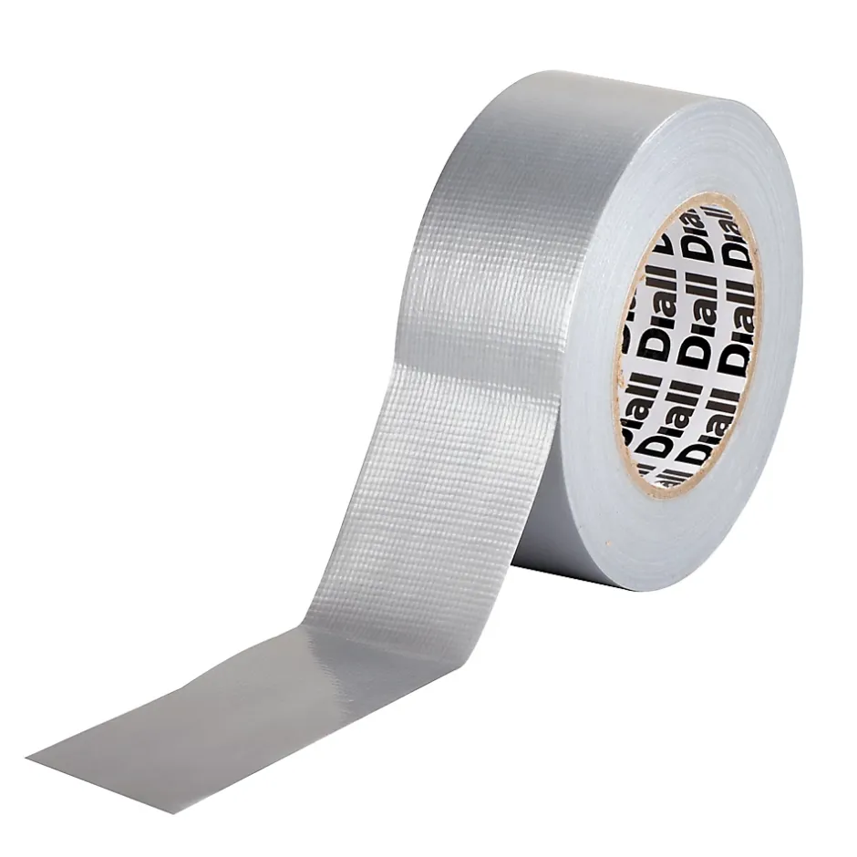 Toile de réparation grise, 50 mm x 50 m-Diall Hot