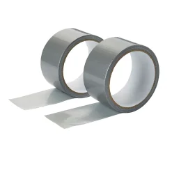 Toile de réparation grise, 50 mm x 10 m - 2 rouleaux^ Clearance