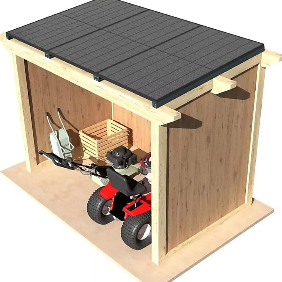 Toiture solaire - HEKILI Gris Anthracite 4,584m x 3,912m-Telco Home Automation Clearance