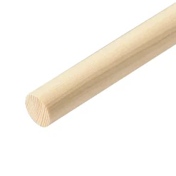 Tourillon raboté en pin Ø28 mm L.2,4 m^ New