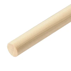 Tourillon raboté en pin Ø35 mm L.2,4 m- Hot