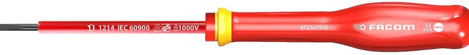 Tournevis Protwist isolé 1000V Plat 2,5x50 mm-Facom New