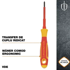 Tournevis Philips VDE PH0 75 x 4 mm^Magnusson Sale